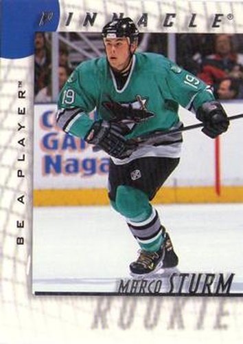 #243 Marco Sturm - San Jose Sharks - 1997-98 Pinnacle Be a Player Hockey