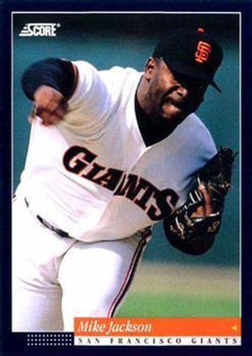 #243 Mike Jackson - San Francisco Giants -1994 Score Baseball