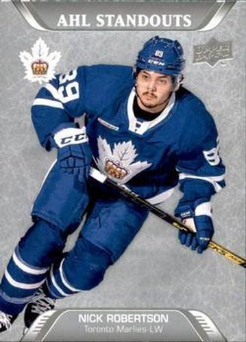 #243 Nick Robertson - Toronto Marlies - 2020-21 Upper Deck AHL Hockey