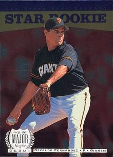 #243 Osvaldo Fernandez - San Francisco Giants - 1996 Upper Deck Baseball