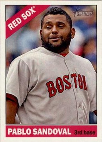 #243 Pablo Sandoval - Boston Red Sox - 2015 Topps Heritage Baseball
