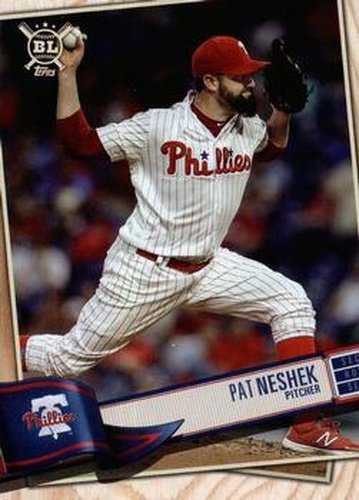 #243 Pat Neshek - Philadelphia Phillies - 2019 Topps Big League Baseball