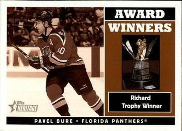 #243 Pavel Bure - Florida Panthers - 2000-01 Topps Heritage Hockey
