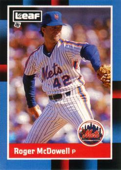 #243 Roger McDowell - New York Mets - 1988 Leaf Baseball