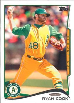 #243 Ryan Cook - Oakland Athletics - 2014 Topps Baseball