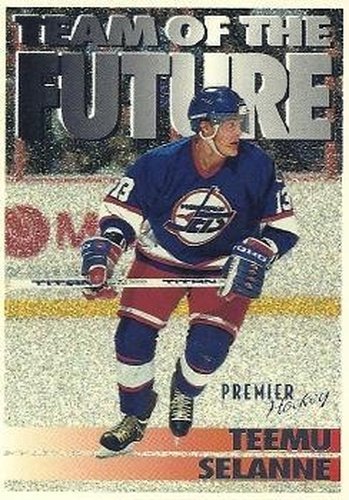 #243 Teemu Selanne - Winnipeg Jets - 1994-95 Topps Premier Hockey