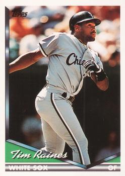 #243 Tim Raines - Chicago White Sox - 1994 Topps Baseball