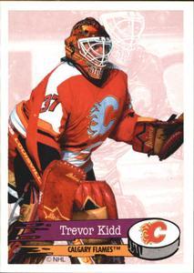 #243 Trevor Kidd - Calgary Flames - 1995-96 Panini Hockey Stickers