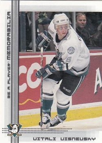 #243 Vitali Vishnevsky - Anaheim Mighty Ducks - 2000-01 Be a Player Memorabilia Hockey