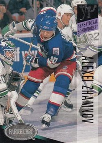 #243 Alexei Zhamnov - Winnipeg Jets - 1993-94 Parkhurst Hockey