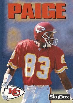 #243 Stephone Paige - Kansas City Chiefs - 1992 SkyBox Impact Football