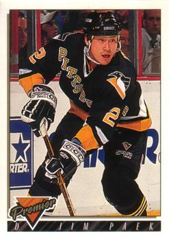 #243 Jim Paek - Pittsburgh Penguins - 1993-94 O-Pee-Chee Premier Hockey