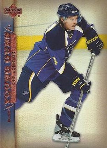 #243 Erik Johnson - St. Louis Blues - 2007-08 Upper Deck Hockey