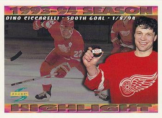 #243 Dino Ciccarelli - Detroit Red Wings - 1994-95 Score Hockey