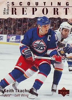 #243 Keith Tkachuk - Winnipeg Jets - 1995-96 Upper Deck Hockey