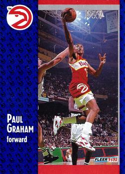 #243 Paul Graham - Atlanta Hawks - 1991-92 Fleer Basketball