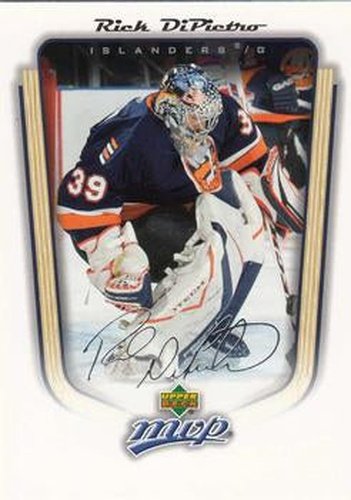 #243 Rick DiPietro - New York Islanders - 2005-06 Upper Deck MVP Hockey