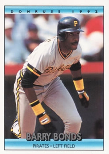 #243 Barry Bonds - Pittsburgh Pirates - 1992 Donruss Baseball