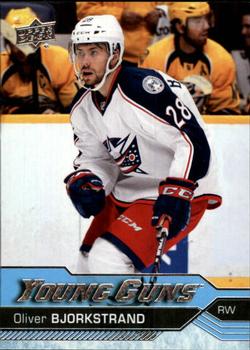 #243 Oliver Bjorkstrand - Columbus Blue Jackets - 2016-17 Upper Deck Hockey