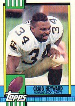 #243 Craig Heyward - New Orleans Saints - 1990 Topps Football