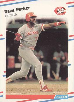 #243 Dave Parker - Cincinnati Reds - 1988 Fleer Baseball