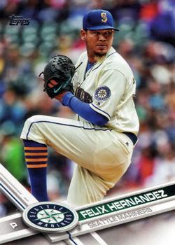 #243a Felix Hernandez - Seattle Mariners - 2017 Topps Baseball