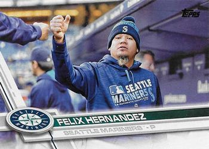 #243b Felix Hernandez - Seattle Mariners - 2017 Topps Baseball