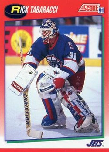#244 Rick Tabaracci - Winnipeg Jets - 1991-92 Score Canadian Hockey