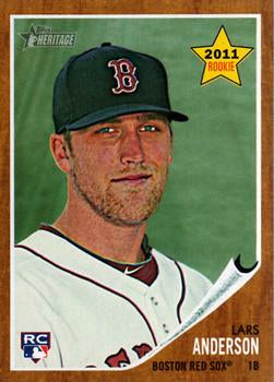 #244 Lars Anderson - Boston Red Sox - 2011 Topps Heritage Baseball