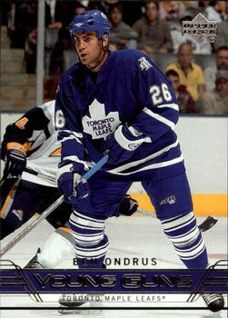 #244 Ben Ondrus - Toronto Maple Leafs - 2006-07 Upper Deck Hockey