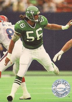 #244 Jeff Lageman - New York Jets - 1991 Pro Set Platinum Football