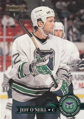#244 Jeff O'Neill - Hartford Whalers - 1995-96 Donruss Hockey