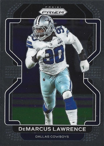 #244 DeMarcus Lawrence - Dallas Cowboys - 2021 Panini Prizm Football