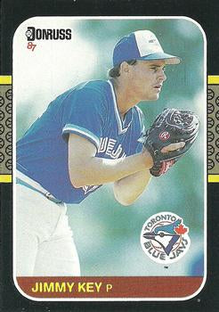 #244 Jimmy Key - Toronto Blue Jays - 1987 Donruss Baseball