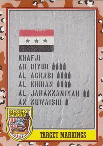 #244 Target Markings - 1991 Topps Desert Storm
