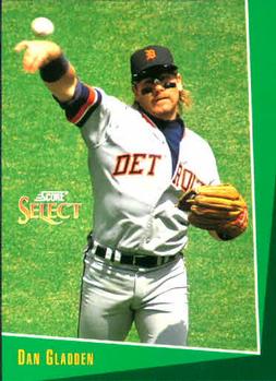 #244 Dan Gladden - Detroit Tigers - 1993 Select Baseball