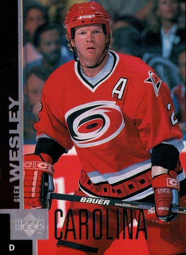 #244 Glen Wesley - Carolina Hurricanes - 1997-98 Upper Deck Hockey