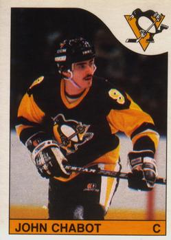 #244 John Chabot - Pittsburgh Penguins - 1985-86 O-Pee-Chee Hockey