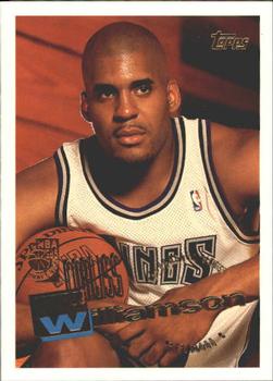 #244 Corliss Williamson - Sacramento Kings - 1995-96 Topps Basketball
