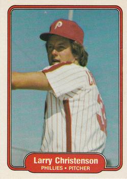 #244 Larry Christenson - Philadelphia Phillies - 1982 Fleer Baseball
