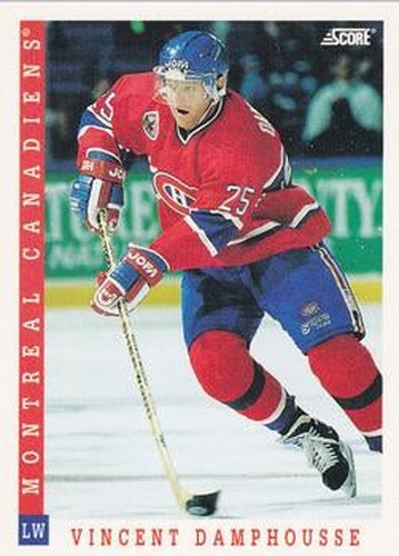#244 Vincent Damphousse - Montreal Canadiens - 1993-94 Score Canadian Hockey