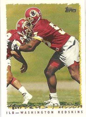 #244 Marvcus Patton - Washington Redskins - 1995 Topps Football