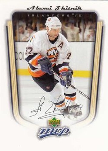 #244 Alexei Zhitnik - New York Islanders - 2005-06 Upper Deck MVP Hockey