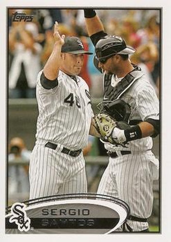 #244 Sergio Santos - Chicago White Sox - 2012 Topps Baseball