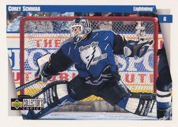 #244 Corey Schwab - Tampa Bay Lightning - 1997-98 Collector's Choice Hockey