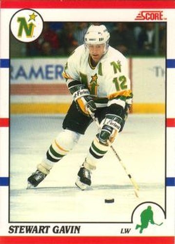 #244 Stewart Gavin - Minnesota North Stars - 1990-91 Score Canadian Hockey