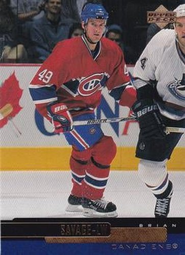 #244 Brian Savage - Montreal Canadiens - 1999-00 Upper Deck Hockey