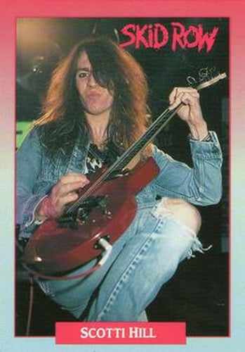 #244 Scotti Hill - 1991 Brockum Rock Cards