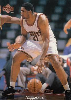 #244 Elmore Spencer - Denver Nuggets - 1995-96 Upper Deck Basketball
