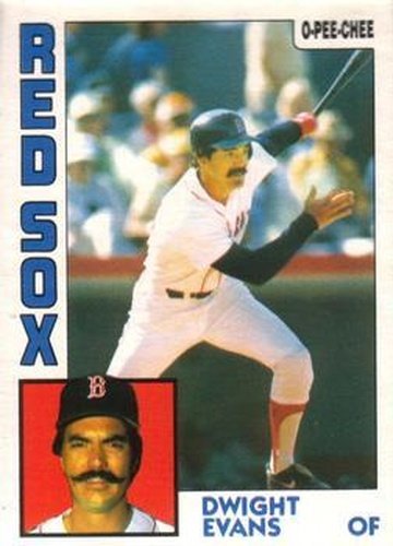 #244 Dwight Evans - Boston Red Sox - 1984 O-Pee-Chee Baseball
